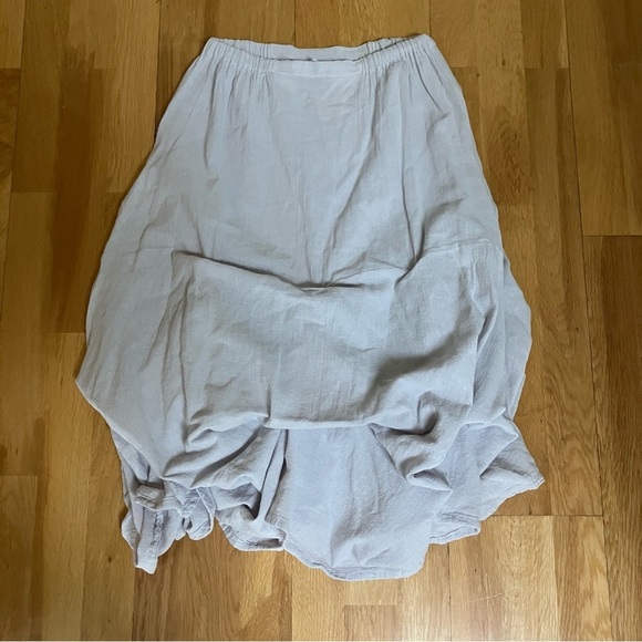 Oh My Gauze! Dresses & Skirts - Oh My Gauze! 100% Cotton Light Grey Skirt Size Small/Medium